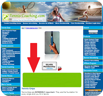 Tennis Lessons Department, Main Page - Horizontal (Top) Tennis Lessons Department, Main Page - Horizontal (Top)