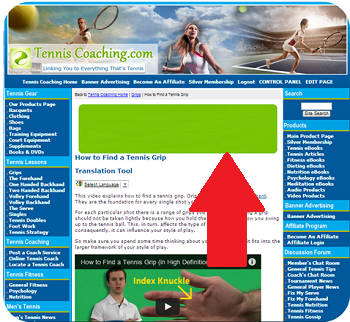 Tennis Lesson's Department, Article Pages - Horizontal (Top) Tennis Lesson's Department, Article Pages - Horizontal (Top)